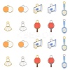 20Pcs Alloy Enamel Pendants FIND-FS0004-83-1
