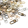 50Pcs 5 Colors Alloy Swivel Snap Hook Clasps FIND-TA0005-83-3