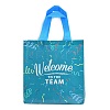 Printed Non-Woven Reusable Folding Wine Bottle Gift Bags with Handle ABAG-C012-04B-4