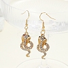 Snake Alloy Dangle Earrings PW-WG93261-01-2