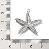 Non-Tarnish 304 Stainless Steel Pendants STAS-M323-32P-3