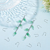200Pcs 304 Stainless Steel Earring Hooks STAS-UN0058-59P-3