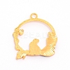 Alloy Enamel Pendants ENAM-WH0047-68G-RS-2
