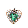 Retro Hollow Natural Malachite Pendants PW-WGAB5DC-11-1