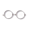 Non-Tarnish 201 Stainless Steel Connector Charms STAS-G291-10P-1