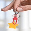 20Pcs 5 Colors Spray Painted Eco-Friendly Alloy Swivel Snap Hook Clasps FIND-LP0002-84-3