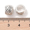 Tibetan Style Zinc Alloy Beads X-TIBEB-R063-014AS-RS-2