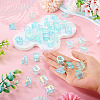50Pcs 5 Styles UV Plating Rainbow Iridescent Acrylic Beads OACR-TA0004-93A-6