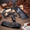 Medieval Style Adjustable PU Leather with Iron Fencing Sheath AJEW-OC0005-09-5