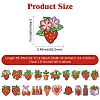 21Pcs 21 Styles Polyester Thread & Non-woven Fabric Iron on Patches DIY-CJ0003-13-2