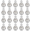 20Pcs Faceted Glass Charms RGLA-TADJ0001-01K-2
