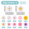 20Pcs 10 Styles Silicone Beads SIL-TA0002-90-4