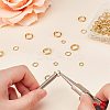 240Pcs Brass Jump Rings KK-CA0003-03-4
