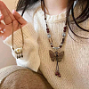 42Pcs 7 Styles Alloy European Beads MPDL-SP0001-01-6