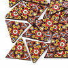 Printed Basswood Pendants WOOD-S045-013D-1
