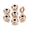 UV Plating Iridescent Transparent Acrylic European Beads OACR-E033-22-10-1