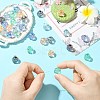 30Pcs 5 Colors Electroplate Transparent Acrylic Beads PACR-CJ0001-41-5
