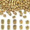 100Pcs 5 Styles Tibetan Style Alloy Beads TIBEB-YW0001-37-1