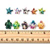50Pcs 10 Styles Synthetic Turquoise Dyed Beads G-FP0001-05-2