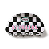 Tartan Pattern PVC Claw Hair Clips LS-PHAR-M013-02F-1