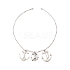 100Pcs 10 Styles Tibetan Style Alloy Charms TIBEP-CJ0001-54-8