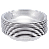 12Pcs 410 Stainless Steel Palette AJEW-GF0011-85-6