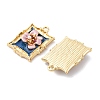 Alloy Enamel Pendants FIND-M060-09B-G-2