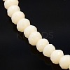 Opaque Solid Color Crystal Glass Faceted Rondelle Beads Strands GLAA-F025-A01-1