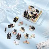 24Pcs 12 Styles Graduation Season Alloy Enamel Pendants ENAM-FP0001-79-5