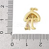 Rack Plating Brass Micro Pave Cubic Zirconia Pendants KK-R166-02G-05-3