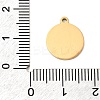 Natural White Shell Flat Round Charms STAS-P431-29G-05-3