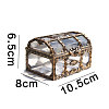 Rectangle Plastic Transparent Antique Pirate Treasure Boxes LS-PW-WG47828-01-5