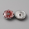 Alloy Jewelry Snap Buttons BUTT-WH0020-16C-2