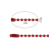 Eco-Friendly Iron Ball Chains with Connectors IFIN-CJ0001-14-2