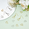 DIY Stainless Steel Heart Dangle Earrings Making Kit DIY-DR0001-39-5