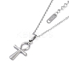 Non-Tarnish 304 Stainless Steel Cable Chain Necklaces NJEW-G081-07P-1