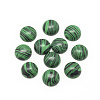 Synthetic Malachite Cabochons G-R416-12mm-38-1