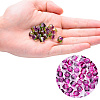 Two Tone Transparent Spray Painted Acrylic Beads ACRP-T005-26-M-4