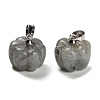 Natural Labradorite Pumpkin Charms G-K338-27P-03-1