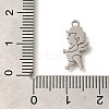 201 Stainless Steel Pendants STAS-R136-08P-3