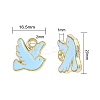 80Pcs 4 Colors Zinc Alloy Enamel Charms PALLOY-CJ0001-151-2