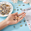 120Pcs 8 Colors Zinc Alloy Lobster Claw Clasps FIND-BT0001-22-8