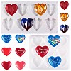 2Pcs 2 Style DIY Food Grade Silicone Molds DIY-SZ0006-55-1