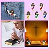 30Pcs 5 Colors Easter PVC Plastic Jesus Display Decoration DJEW-YW0001-10-6