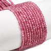 Natural Pink Tourmaline Beads Strands G-RM250101-T2-2