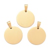 Ion Plating(IP) 304 Stainless Steel Pendants STAS-I311-05A-G-3