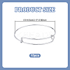 15Pcs Stainless Steel Adjustable Bangle Making BJEW-UN0001-64MS-3