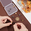 8Pcs 2 Colors 316 Surgical Stainless Steel European Beads FIND-UN0003-88-5