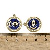 304 Stainless Steel Enamel Pendants STAS-L302-17G-3