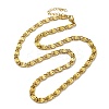 Ion Plating(IP)  304 Stainless Steel Lumachina Chain Necklaces NJEW-C060-01C-G-1